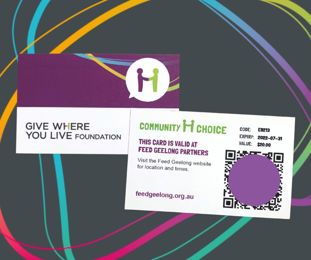  Launching our new voucher program Community Choice!